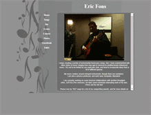 Tablet Screenshot of ericfonsmusic.com